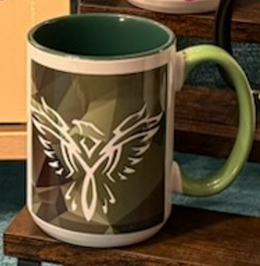 Geometric Phoenix Mug